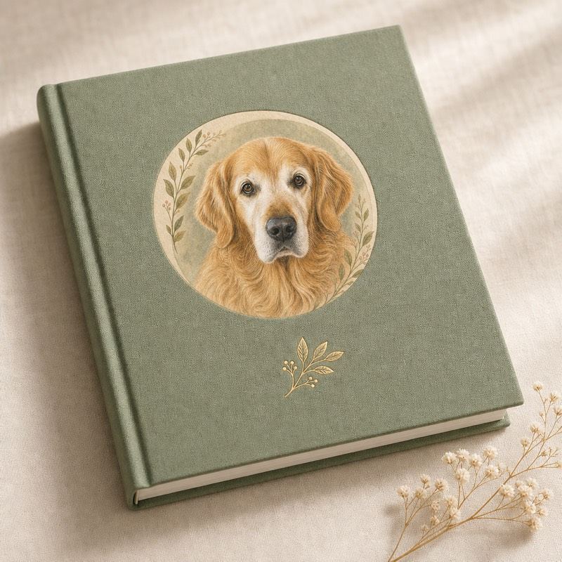 Golden retriever book cover